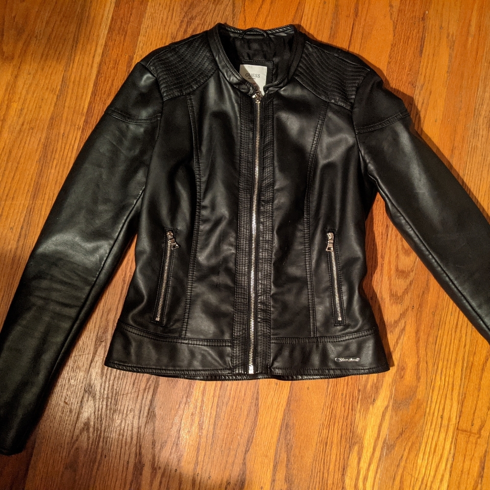 Vegan leather jacket